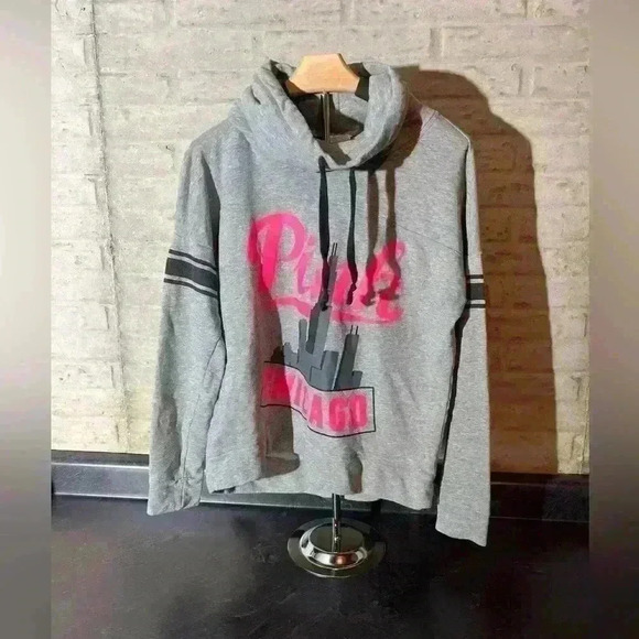 Victoria’s Secret PINK Chicago Cowl Neck Sweater- Small- Note - Picture 1 of 11